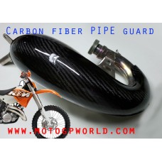 Bulletproof KTM 125 EXC 2008-2011 carbon fiber pipe guard