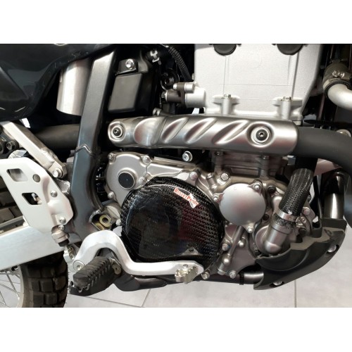 JFG RACING Black Engine Ignition Clutch Case Cover Guards Kit Protector Set For Kawasaki KLX400 Suzuki DRZ400S DRZ400SM DRZ400E